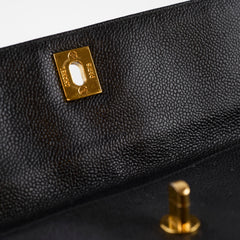 Chanel CC Front Pocket Tote Caviar Black 18k Gold