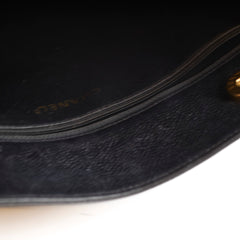 Chanel CC Front Pocket Tote Caviar Black 18k Gold