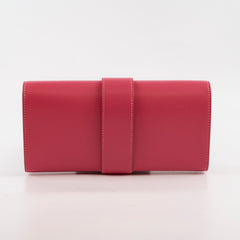 Hermès Medor 23 Tadelakt Rose Lipstick Clutch - T Stamp