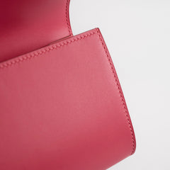 Hermès Medor 23 Tadelakt Rose Lipstick Clutch - T Stamp