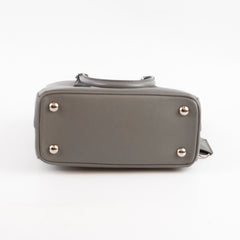 Prada Saffiano Galleria Mini Tote Grey