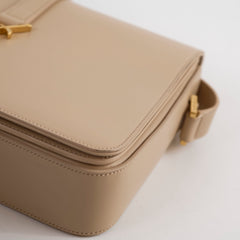 Saint Laurent Universite Flap Bag Beige