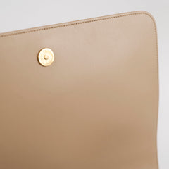 Saint Laurent Universite Flap Bag Beige