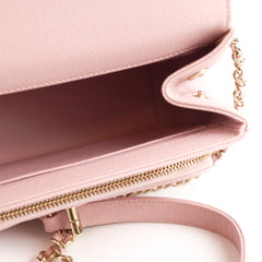 Chanel Caviar Buisness Affinity Small Light Pink