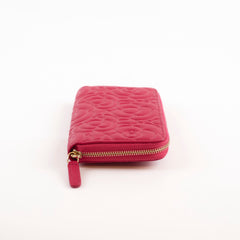 Chanel Camellia Wallet Pink Caviar