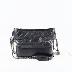 Chanel Medium Gabrielle Hobo Quilted Lambskin Black