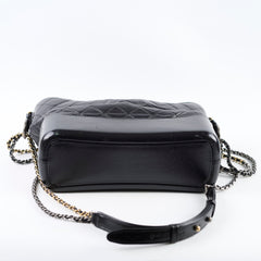 Chanel Medium Gabrielle Hobo Quilted Lambskin Black