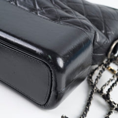 Chanel Medium Gabrielle Hobo Quilted Lambskin Black