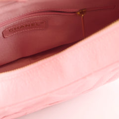 Chanel Pink Quilted Caviar Timeless Shoulder Bag
