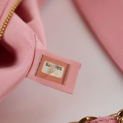 Chanel Pink Quilted Caviar Timeless Shoulder Bag