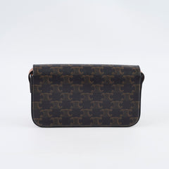 Celine Triomphe Shoulder Bag Brown