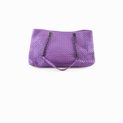 Bottega Veneta Purple Intrecciato Large Tote