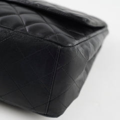 Chanel Single Flap Maxi Flap Black Lambskin SHW