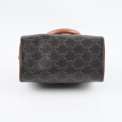 Celine Small Boston Bag Triomphe Canvas