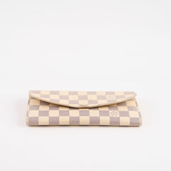 Louis Vuitton Emilie Wallet Damier Azur