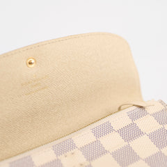 Louis Vuitton Emilie Wallet Damier Azur