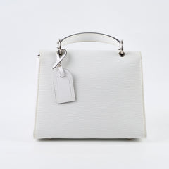 Louis Vuitton Epi Grenelle PM White with Willy Flower bag charm