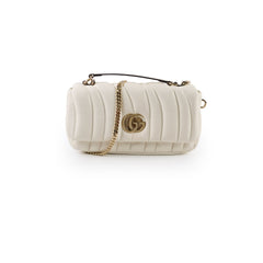 Gucci GG Miliano Small Top Handle White