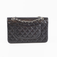 Chanel Caviar Double Classic Flap Black Microchipped