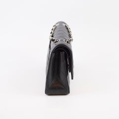 Chanel Caviar Double Classic Flap Black Microchipped