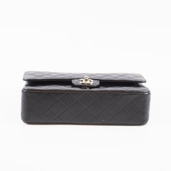 Chanel Caviar Double Classic Flap Black Microchipped