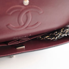 Chanel Caviar Double Classic Flap Black Microchipped
