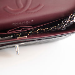 Chanel Caviar Double Classic Flap Black Microchipped