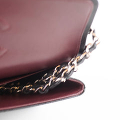Chanel Caviar Double Classic Flap Black Microchipped