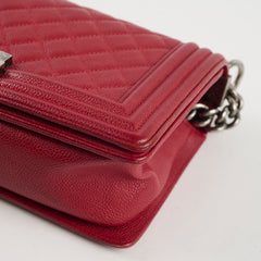 Chanel Old Medium Caviar Red Boy
