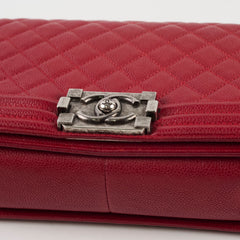 Chanel Old Medium Caviar Red Boy