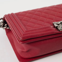 Chanel Old Medium Caviar Red Boy