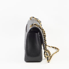 Chanel Classic Double Flap Jumbo Caviar Black