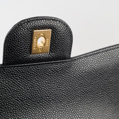 Chanel Classic Double Flap Jumbo Caviar Black
