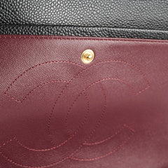Chanel Classic Double Flap Jumbo Caviar Black