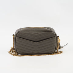 Saint Laurent Mini Lou Camera Grey