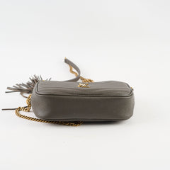 Saint Laurent Mini Lou Camera Grey