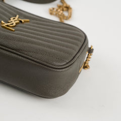 Saint Laurent Mini Lou Camera Grey