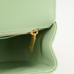 Chanel Mini Rectangular Top Handle Light Green Seasonal