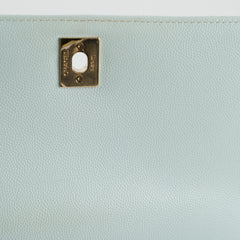 Chanel Coco Handle Small Caviar Light Blue
