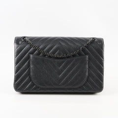 Chanel Reissue 2.55 226 Chevron Black