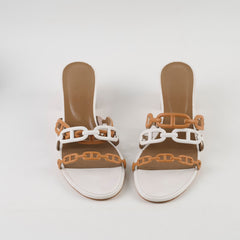 Hermès Tandem Sandals Shoes Size 40
