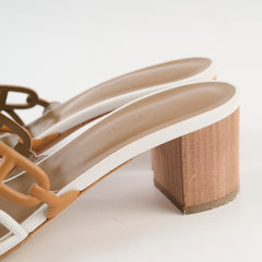 Hermès Tandem Sandals Shoes Size 40