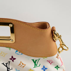 Louis Vuitton Judy MM Multicolor Blanc Takashi Murakami