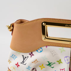 Louis Vuitton Judy MM Multicolor Blanc Takashi Murakami