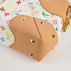 Louis Vuitton Judy MM Multicolor Blanc Takashi Murakami