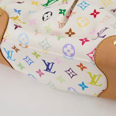 Louis Vuitton Judy MM Multicolor Blanc Takashi Murakami