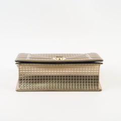 Christian Dior Diorama Medium Metallic Light Gold