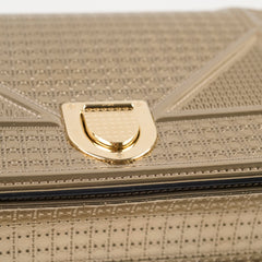 Christian Dior Diorama Medium Metallic Light Gold