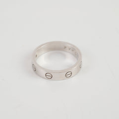 Cartier Love One Diamond SM Model White Gold Size 54