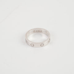 Cartier Love One Diamond SM Model White Gold Size 54